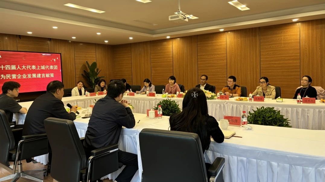 市十四届人大代表上城代表团赴U8国际控股视察民营企业发展